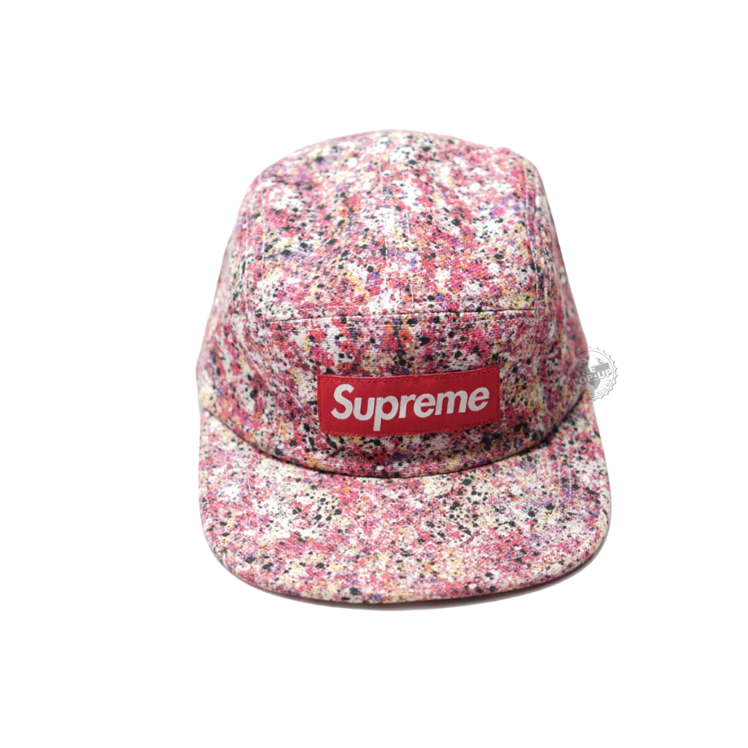 Supreme FW13 'Liberty Fabrics Splatter' Camp Cap Pink (2013) — The Pop-Up📍